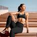 Occffy High Waist Sport Leggings for Women - Opaque Gym Yoga Pants with Pockets - XS Matt Black - Comfortable Fitness Wear - Buy Online on GoSupps.com