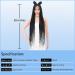 Kalyss 36 Double Lace Front Square Knotless Box Braided Wig | Transparent Synthetic Lace Frontal with Baby Hair | Black Box Braids Wig for Black Women - Square Knotless - Buy Online on GoSupps.com