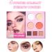 Palette de Maquillage - 43 Nuances pour Contour et Sculpture du Visage - Palette De Maquillage Visage Complet Pour Femmes | Pour Femmes Filles D butantes Usage Quotidien Voyage Soir e - Buy Online on GoSupps.com
