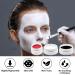 Professional 3-Piece Face & Body Paint Set - Red Black White | Corpse Cosplay SFX Makeup for Halloween Skeletons Clowns Vampires & Zombies - Buy Online on GoSupps.com