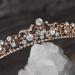 SWEETV Rose Gold Wedding Tiara Crown with Rhinestones for Women and Girls - Buy Online on GoSupps.com