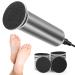 Electric corneal remover cornea remove adjustable speed electronically corneahobel hornhawobel hornhaut trash foot care with 60PCs sandpaper pads for dry and cracked feet gray