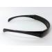Hinged Headband fits like sunglasses providing lift and style without giving you a headache - by SqHair Band (Black)