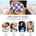 Baseball Pattern Sleep Mask - Lightweight Light Blocking Eye Mask for Men & Women | Adjustable Strap for Travel & Naps - Buy Online on GoSupps.com
