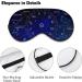 12 Zodiac Constellation Sleep Mask - Adjustable Blindfold for Men and Women - Buy Online on GoSupps.com