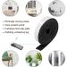 1/2 x 60 Inch Felt Strips with Adhesive Backing Felt Tapes Felt Strip Rolls Furniture Self-Stick Heavy Duty Polyester for Protecting Furniture and DIY Adhesive (Black  4 Rolls) 4 Black - Buy Online on GoSupps.com