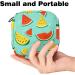 Buy Multicolored Storage Bags for Women - Watermelon Disc Pattern Menstrual Cup Cylinder with Zipper | Perfect for Tampons Panty Liners & Period Inserts - Shop Internationally! - Buy Online on GoSupps.com