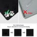 Buy Panipup Dog Slide-Resistant Super Absorbent Matte 60x40 cm - Washable Water Bowl Underlay for Dogs & Cats | Black Fressnapf Feed Pad - Buy Online on GoSupps.com