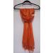 GFM Smooth Shiny Surface Pashmina Style Scarf in Hot Orange - L9 - Buy Online on GoSupps.com