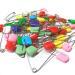 50 Pcs Diaper Pins  Plastic Head Safety Pin with Safe Locking Closures (Colorful) - Buy Online on GoSupps.com