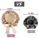 WEIPAO Silk Satin Bonnet - Large Double Sided Reversible Hair Wrap for Curly Hair - Coffee + Champagne - Buy Online on GoSupps.com