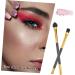 Balacoo 20pcs Double Ended Eyeshadow Brush Liquid Eyeshadow Eye Makeup Brush Women Makeup Brush Cosmetics 12x0.5cm As Shown - Buy Online on GoSupps.com