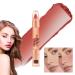 Stick for Cheeks - 2 in 1 Double End Stick with Brush WateMakeup Long Lasting Lip Tint Eye Shadow Makeup Stick for Women Tmay 03#