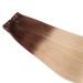 Tape In Hair Extensions #4/60 Ombre - 40cm - 100% Remy Real Hair - 40 Bricks 4cm Wide - Tress by Novon Hair Extensions - International Shipping Available - Buy Online on GoSupps.com