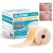 Silicone Scar Sheet (1.6  x 120 )  Medical Grade Scar Tape Scar Removal For Keloid  C Section  Post Surgery  Acne & Burn Scar Treatment  Soft Removal Tapes  10-12 Month Supply 1.6x120 Inch (Pack of 1)