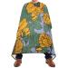 Waterproof Barber Cape -Flower on Purple 23 Cheetah Haircut Bib for Men Unisex Hair Cutting Cape(8rp1a)