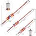 Jusney Bird Rope Perch Toy - Comfy Bungee Parrot Toy 33 inches (1 Pack) - Buy Online on GoSupps.com
