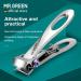 MR.GREEN Stainless Steel Nail Clippers - Wide Jaw Toenail & Fingernail Cutter | Durable Manicure Tools for Thick Nails - Buy Online on GoSupps.com