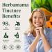 HERBAMAMA Liquid Turmeric Drops - Vegan Uric Acid & Digestive Support with Pure Turmeric Curcumin with Black Peppe Extract - Non-GMO Alcohol & Sugar-Free Antioxidant Supplement - 28-Day Supply 2 Fl Oz (Pack of 1) - Buy Online on GoSupps.com
