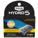 Schick Hydro 5 Sense Energize Razor Refills for Men, Pack of 4