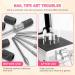 Ranrose Silver Nail Drill Bit Holder Case - 25PCS Holes Organizer Box for Nail Drill Bits - Pink Nail Storage Display Container - Buy Online on GoSupps.com