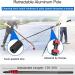 Window Cleaning Pole Water Fed Telescopic Brush Extendable Cleaner Conservatory Roof Suitable For Photovoltaic Panel Cleaning Windows Trucks 35cm Brush Head 6M/21FT - Buy Online on GoSupps.com