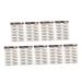 MAGICLULU 9 Sheets Waterproof Eyebrow Stickers Eyebrow Grooming Shaping Kit Makeup Brow Sticker Cosmetic Hair