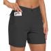 RlaGed Women's Golf Shorts - Quick Dry Athletic Shorts for Summer - Water Resistant Travel Shorts with Pockets - 1-Black, Small - Buy Online on GoSupps.com