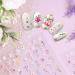 2 Sheets Flower Nail Stickers 5D Embossed Summer Floral Leaf Plant Nail Decorations Self-Adhesive Beautiful Spring Wildflower Nail Decals Manicure Flora Art Supplies for Women Girls - Buy Online on GoSupps.com