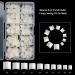 TOEDO French Short Acrylic Nail Tips 1000PCS Half Cover False Nails - Natural Style for DIY Nail Art - Nail Salon Quality - With Storage Box - Buy Online on GoSupps.com