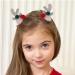Christmas Reindeer Hair Clips | Santa Claus Reindeer Ears Barrettes - Christmas Girls Hair Clips Deer Horn Barrettes for Family Friends - Buy Online on GoSupps.com