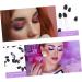 Mipcase 100pcs Eye Shadow Stick Disposable Lip Eyeshadow Sponge Applicator Eye Makeup Tools Miss Mix 7.5x0.5cm Black - Buy Online on GoSupps.com