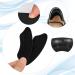 Luter 2 Pair Heel Cushions - Soft Leather Shoe Inserts for Men & Women | Self-Adhesive Heel Pads in Apricot & Black - Buy Online on GoSupps.com