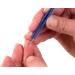 FAUDE Pointed Tweezers for Splinters & Ingrown Hairs - Precision Stainless Steel 10cm (Blue) | International Shipping - Buy Online on GoSupps.com