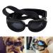 PETLESO Dog Sunglasses Dog Goggles Waterproof Anti-UV Sunglasses for Small Dogs/Cats - Black