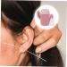 FOMIYES Ear Piercing Cleaning Line - 2 Sets of Earring Hole Cleaner Floss | Thin Cotton Thread for Ear Cleaning - 7.5x6.6cmx2pcs - Buy Online on GoSupps.com