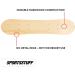 SportsStuff Snow Ryder Hardwood Snowboard 130cm - Blue | Ideal for Beginners & Backyard Fun - Buy Online on GoSupps.com
