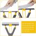 Masthome Sponge Mop with 3 Super Absorbent Refills | Self Squeeze Roller Mop for Floor Cleaning - Ideal for Tile, Marble, and Laminate - Buy Online on GoSupps.com