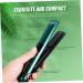 FOYTOKI Curling Iron Cordless Curler Hair Straightener Travel Size Hair Straightening Tool Green Abs 21X4X3.5CM Green - Buy Online on GoSupps.com
