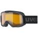 Uvex Unisex Elemnt Lgl Ski Goggles (Pack of 1) One Size Black/Laser Gold Lite-Clear
