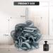 3-Piece Large Shower Puff Set - Soft Loofah Bath Sponge for Men - Exfoliating Body Wash Pouf Scrunchies - Buy Online on GoSupps.com