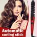 Hair Curling Wand Portable Hair Curler | Hair Straightener and Curler 2 in 1 Portable Automatic Hair Curler Wand for Long Short Hair Red US - Buy Online on GoSupps.com