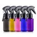 TANSHINE Small Spray Bottle 50ml, Travel Size Mini Fine Mist Water Spray Bottles, Portable Hand Sanitiser Alcohol Spray Bottle, Plastic Refillable Empty Face Mister Spray Bottles with Clip, 5pcs 50ml/1.8oz Colourful
