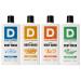 Duke Cannon Supply Co. THICK High-Viscosity Body Wash for Men the Scent Seeker Variety 4 Pack - Premium Ingredients Plant-Based Thickeners Superior Lather Natural Exfoliate 17.5 Fl Oz (4 Pack) Superior Sawtooth Wayfinde