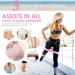 Premium Resistance Bands for Legs & Butt | Non-Slip Fabric Workout Loops Set - Ideal for Women at Home or Gym - Buy Online on GoSupps.com
