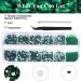 4200 Stk Emerald Green Rhinestones SS6-SS20 | Flatback K9 Glass Nail Art Makeup & DIY Crafts Charms - Buy Online on GoSupps.com