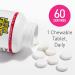 Natural Factors Easy Iron 20 mg - 60 Chewable Tablets for Enhanced Iron Absorption - Buy Online on GoSupps.com