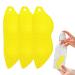 3PCS Beans Shaped Bottle Cleaning Sponge Reusable Bottle Cleaning Beans All-Around Magic Cleaning Beans for Small Mouth Water Bottles Baby Bottles Yellow