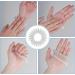 Set of 12 Silver Acupressure Rings - Anti-Stress Massage Rings for Fingers & Wrist - Enhance Blood Circulation & Reduce Stress - Buy Online on GoSupps.com