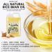 RICE BRAN OIL | 1 Gallon (128 Ounces) | Kosher | All- Natural  Made from 100% Non-GMO Rice | Rich in Vit E and Gamma Oryzanol | Unfiltered  No Trans Fat and Heart Healthy | by Heavenly Chef - Buy Online on GoSupps.com